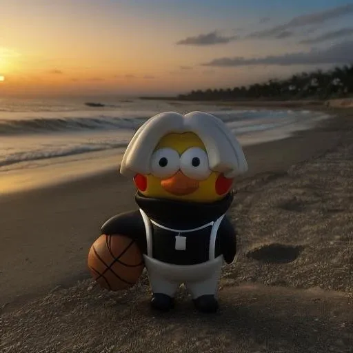 <lora:kunkun-HXZ:0.8>kunkun,sunset,beach,ocean,
