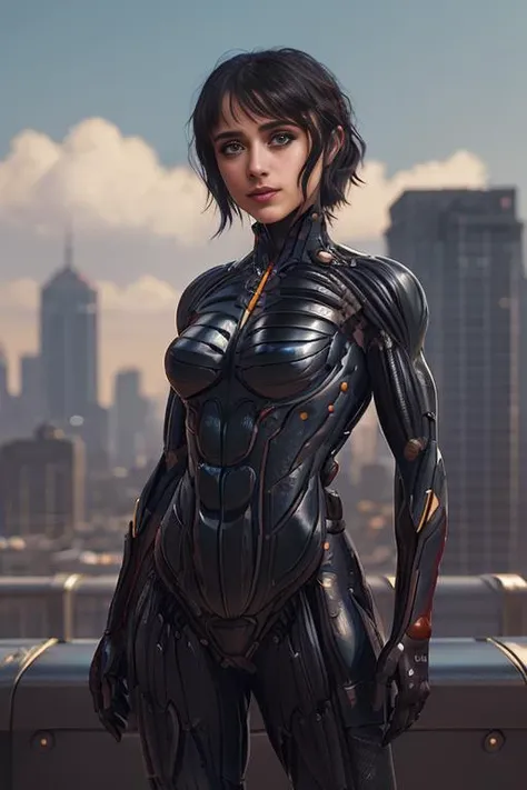 fullbody shot, photo of (nataliadyer:0.99), a woman as a movie star, (wearing a nanosuit), standing on a rooftop, looking to the sky, modelshoot style, (extremely detailed CG unity 8k wallpaper), photo of the most beautiful artwork in the world, professional majestic oil painting by Ed Blinkey, Atey Ghailan, Studio Ghibli, by Jeremy Mann, Greg Manchess, Antonio Moro, trending on ArtStation, trending on CGSociety, Intricate, High Detail, Sharp focus, dramatic, photorealistic painting art by midjourney and greg rutkowski, ((standing on the red carpet)), (looking at viewer), (detailed pupils:1.3), (closeup), purple lips, (eye shadow), (grin512), <lora:CrysisNanosuit:0.8>