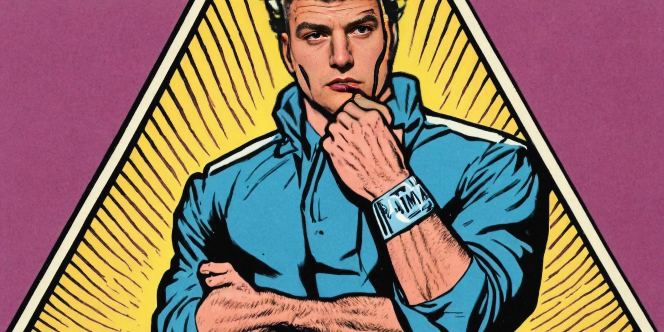 comic <lora:j_lee_xmen:1>diamond jim a man <text:Mr. Diamond:1.2> ,<text:SOOPA VILLIANS:1.2> . graphic illustration, comic art, graphic novel art, vibrant, highly detailed
