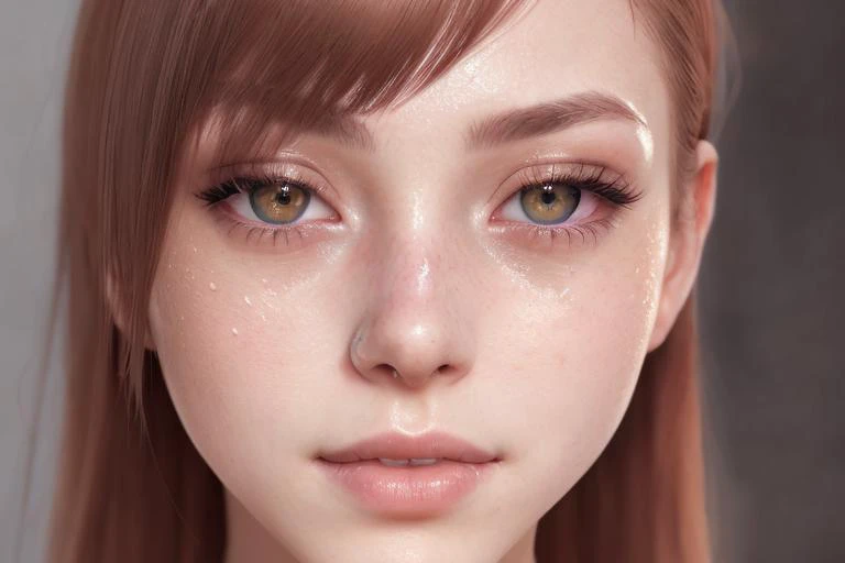 a 20 yo girl with a diamond face, Auburn Bob hair , slim , nsfw, dark background, 8k, ultra realistic,bust, close-up,(high gloss sweaty skin:1.2),
sad, tears,