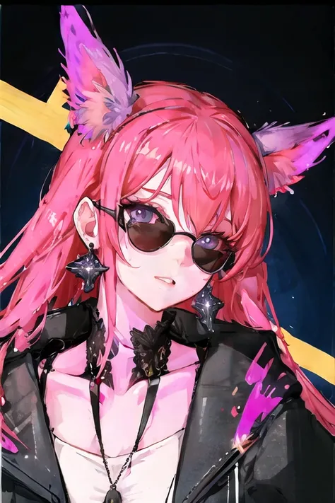 (Portraits:1.4), (masterpiece:1.2, best quality:1.2), from above, upper body,
1girl, Look up, face focus, extremely detailed face, extremely detailed eyes, good-looking, make up, finger on lips, sunglasses, fashion wear, earrings,