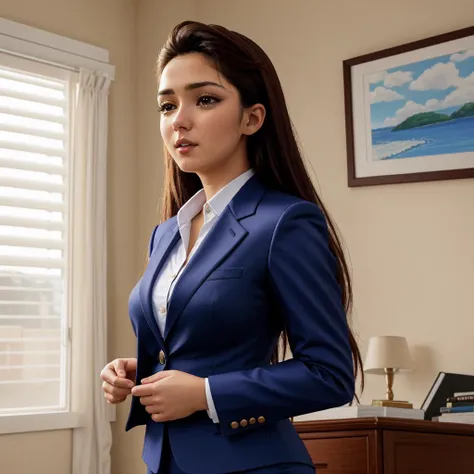 <lora:Ariadne_díaz:1> 1girl, ariadne diaz wearing a business suit