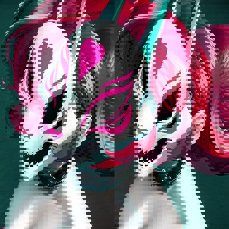 Neon Red - Neon White v1