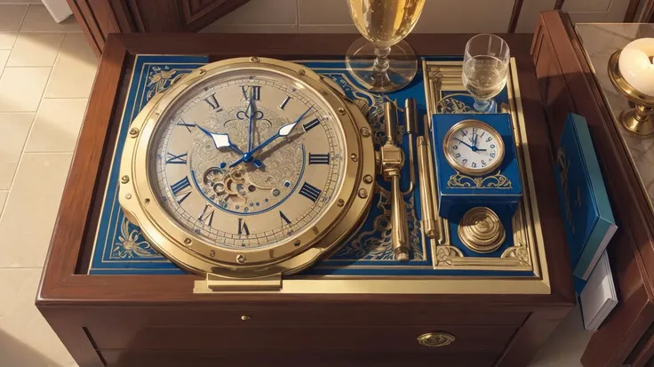 masterpiece , 8k perfect quality, awarded painting of blueprint of elegant handclock, orient clock , <lora:kkw-blueprint-v1.0a:0.7>