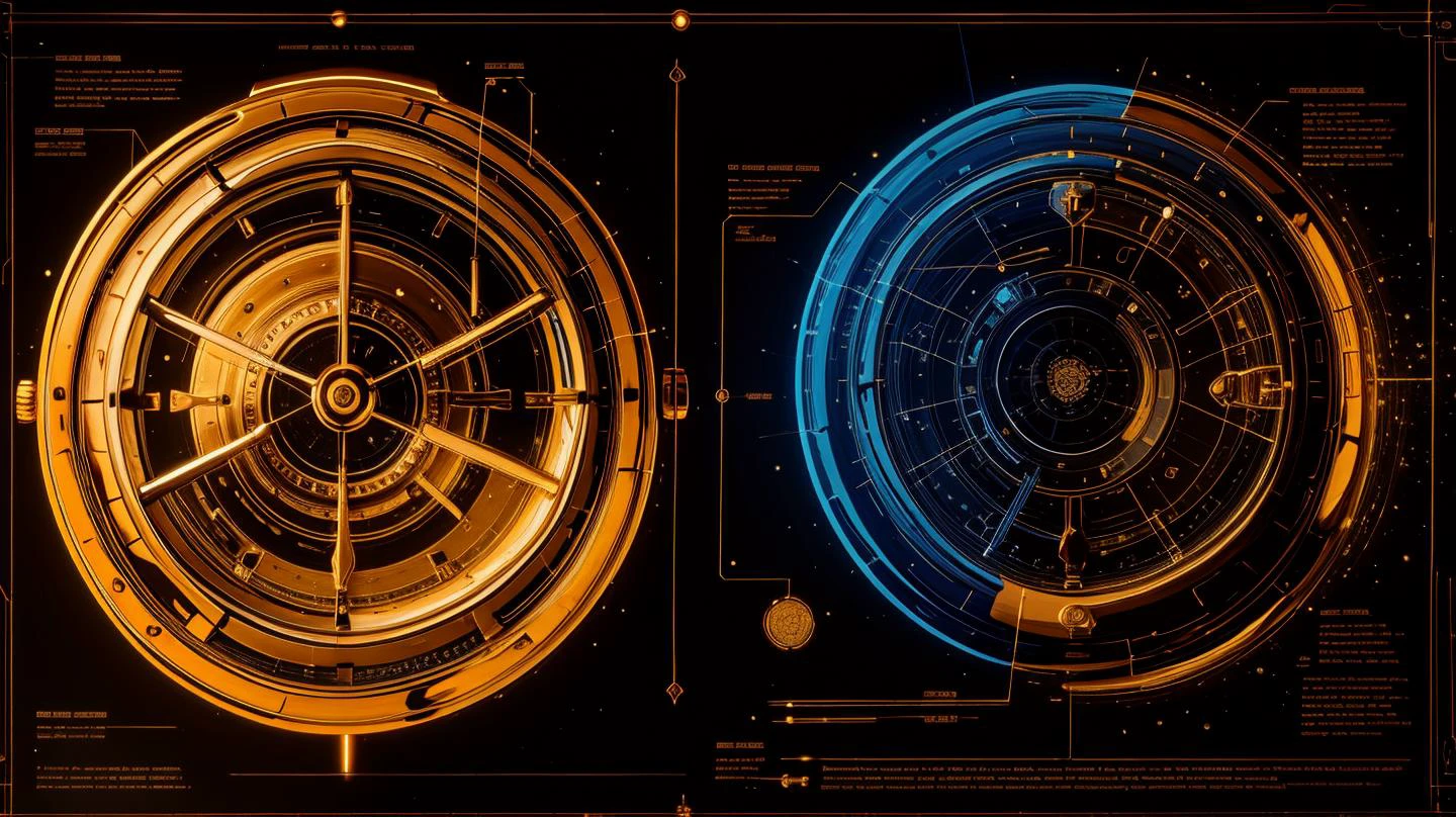 masterpiece , 8k perfect quality, awarded painting of specyfication of elegant handclock, orient clock , priceless with detailed diagram <lora:J_diagram:0.85> bioluminescent, j_diagram
