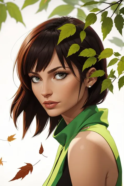 woman, newleaf, leafs,