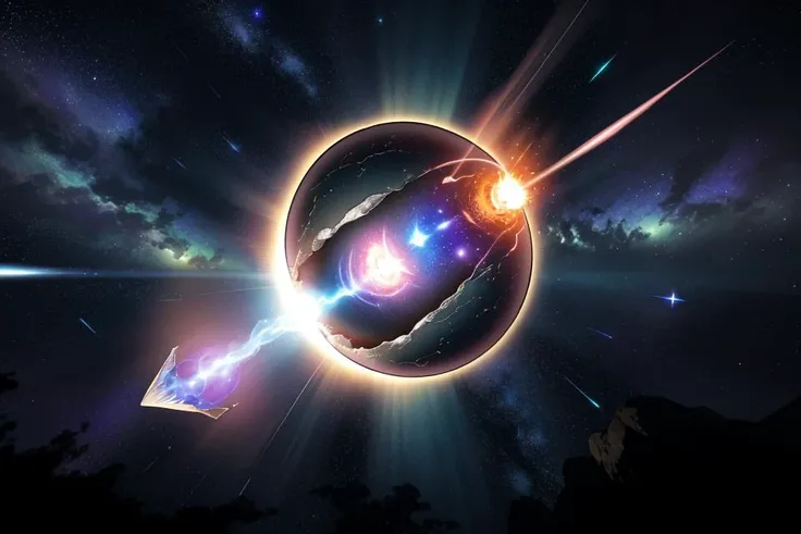 eons AND convoluted, meteor,