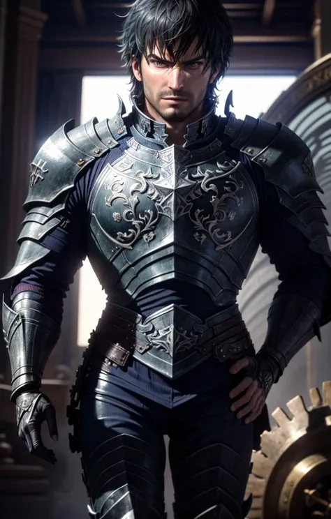 male face, male, (looking at viewer:1.0), ((masterpiece:1.4, best quality)), barnabas_tharmr, barnabas_armor, <lora:barnabas_V1:0.6>, (full-body shot:1.3)
<lora:眼睛双_2:0.4>, <lora:more_details:0.4>
