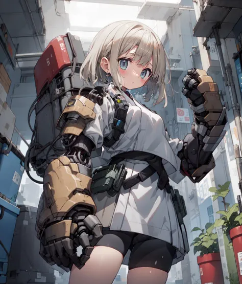 masterpiece,best quality,
solo,1girl,cute,oversized mechanical gauntlets,karate gi,bike shorts,standing,
<lyco:mecha_gauntlets_v11-000004:0.7>