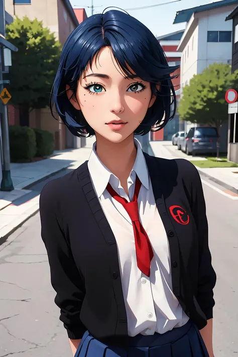 (masterpiece, best quality), 1girl, <lora:yuu:1> 1yuu, school uniform, 1girl