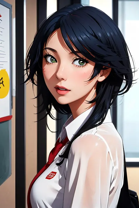 (masterpiece, best quality), 1girl, <lora:yuu:1> 1yuu, school uniform, 1girl