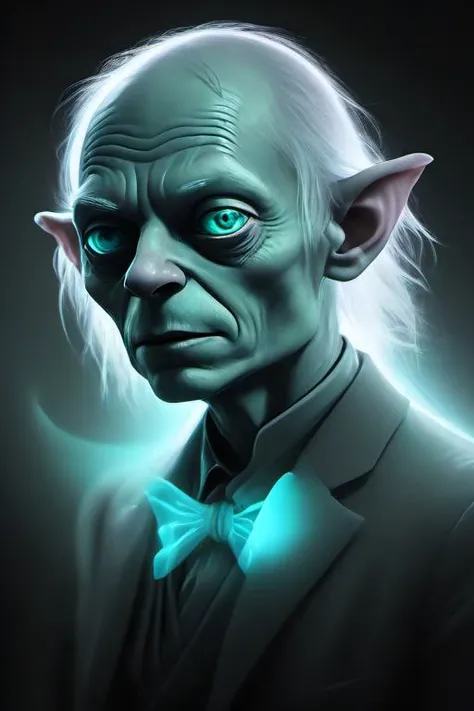 <lora:PE_SpectralStyle:1> PESpectral,glow,
portrait of gollum wearing a suit