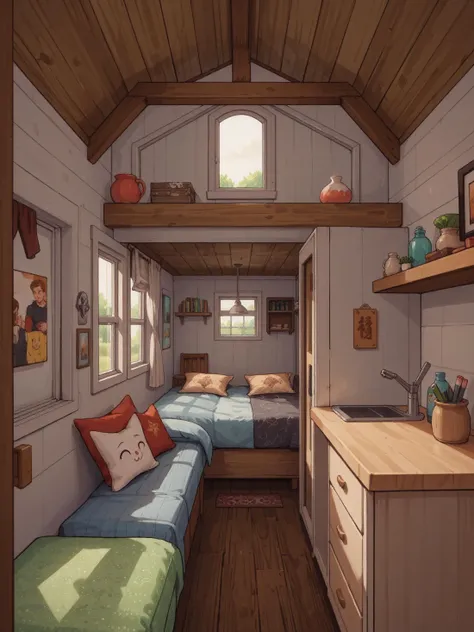 inside a tiny house