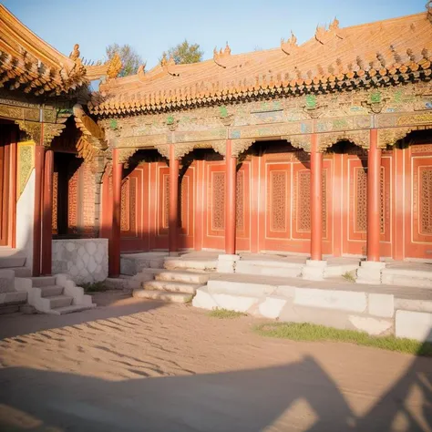 <(realistic:1.3), intricate details>,(((building))),<lora:gugong:1>,no humans, indoors,