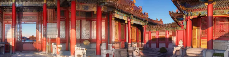 <(realistic:1.3), intricate details>, building,no humans, gugong, <lora:gugong:1>