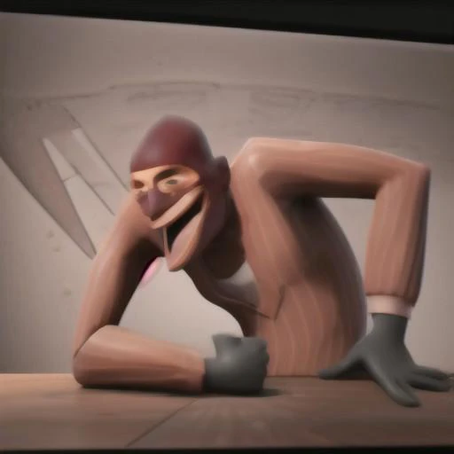 masterpiece, best quality, wheeze, wheeze meme, 1girl, white background, tf2spy, redteam, knife, butterfly knife,