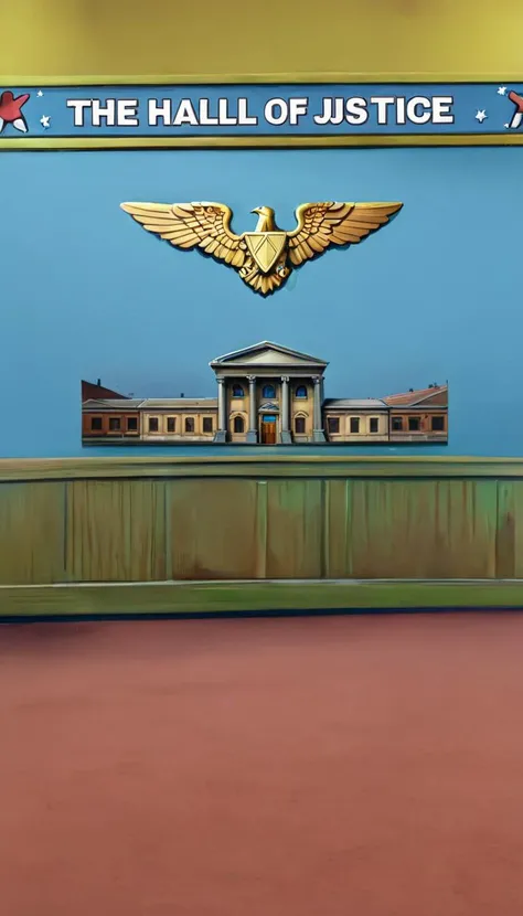 <lora:Everly_Heights_Backgrounds_New_Settings:1> The Hall of Justice, a painting, background art.