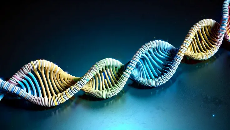 <lora:ral-3dwvz:1.2> ral-3dwvz, a strand of DNA, double helix, adenine, guanine, cytosine, thymine,