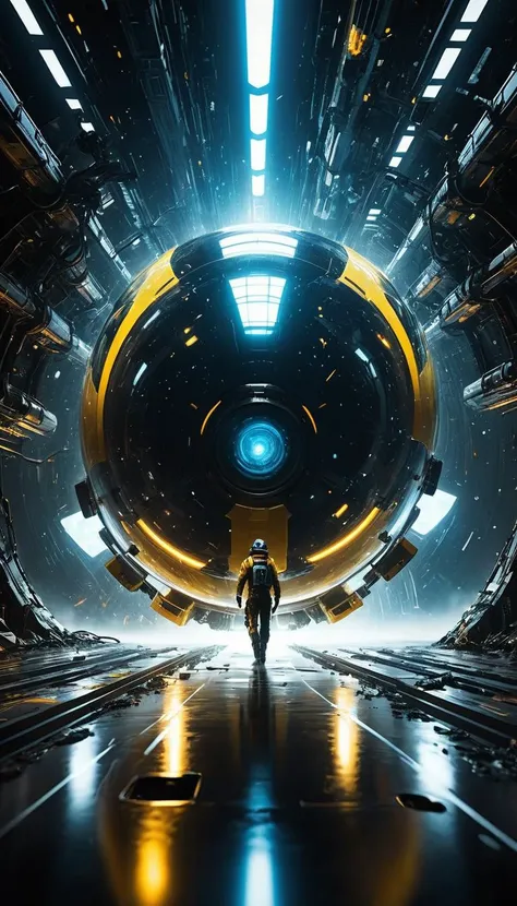 (Interstellar Voyage, spaceship interior), black and yellow, (splash paint style), (vibrant colors), epic scene, (abstract modernism art, by Jeremy Mann Carne Griffiths and Wadim Kashin),
abstract expressionist, energetic brushwork, bold colors, abstract forms, expressive,
style of nicola samori Tsutomu Nihei, (rutkowski:0.8),
concept fantasy cover art, ((in style of Jeremy Mann)),
complex background, masterpiece, visually stunning:1.5, evocative, best quality, intricate and very detailed:1.5, professionally graded colors, hyper-detailed:1.8, cinematic design:1.5, very detailed image, hyperealistic, realistic art style, photorealism, dynamic lighting, light rays, cowboy shot, detailed background, cinematic lighting, cinematic angle, very aesthetic, ultra detailed, intricate details, semi realistic, best quality, realistic, photo realistic, dramatic lighting, detailed lighting, realistic photo, volumetric lighting, dappled lighting,
complex background, caustics, optics, surreal, magic, perfect anatomy, best resolution, best quality, highres, realistic photo, professional photography, professional color grading, cinematic angle, reflection lights, closed up, many details, extreme detailed, full of details, life-like details, cinematic, dramatic, dynamic, extremely refined lines and and shapes, extremely refined details on objects, sharp details, wide range of colors, many details everywhere, raytracing, antialiasing, Realistic soft shadows, Low saturation colors, insane quality, insane resolution, Insane details, masterpiece, 8k, 4k resolution,
<lora:add-detail-xl:0.8>
<lora:zavy-cntrst-sdxl:0.8>