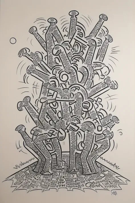 KeithHaring, ((elephants))