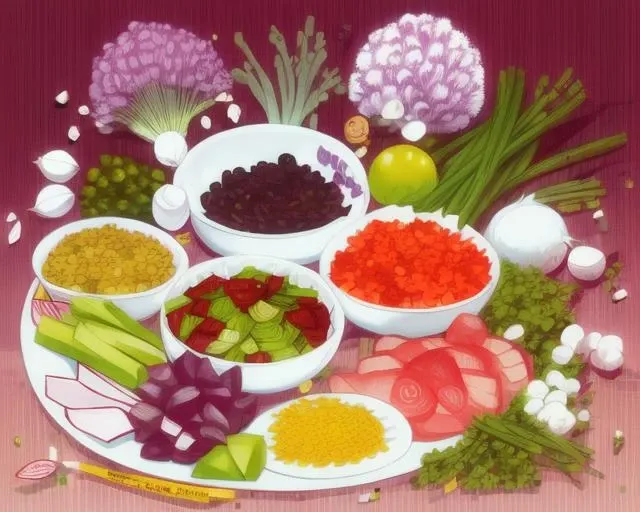 onion, vegetable, bulb, Allium, plant, cooking, ingredient, pungent, flavor, culinary, kitchen, saut, slice, dice, chop, mince, grill, fry, caramelized, aroma, tear-inducing, health, nutrients, vitamins, antioxidants, fiber, savory, soup, salad, stir-fry, garnish, condiment, pickled, scallion, shallot, leek, chive, Vidalia, red_onion, white_onion, green_onion, sweet_onion, Spanish_onion, raw_onion, grilled_onion, onion_ring, onion_soup, onion_juice, onion_bulb,<lora:screen_printing:0.7>