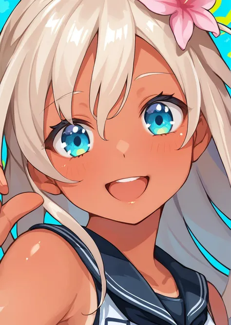 score 9, score 8 up, score 7 up, rating questionable,
detailed background, shiny skin,
<lora:ro500.pony:1>,
ro500, 
upper body, smile, open mouth,