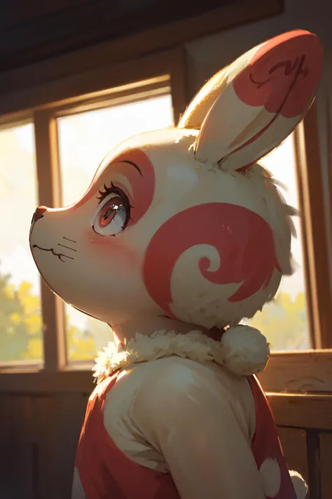 (side view,medium close-up:1.3),(best illustration,perfect ratio:1.3),natural lighting, soft lighting, sunlight, HDR (High Dynamic Range), Maximum Clarity And Sharpness, Multi-Layered Textures, emphasis lines,
best quality, masterpiece,
<lora:Spinda:0.8> Spinda