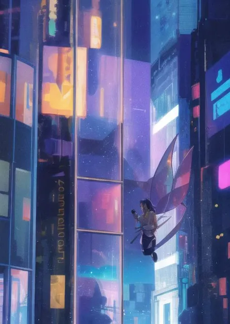 (((Girl:1.3))),303,Kodak,Mechanical,((Mechanical Wings)),(Rainbow:0.5),Diamond,Triangle,Round,High Quality,Neon,More Details,Epic Light and Shadow,(holo glass glitch),<lora:303 acid mix:0.4>,