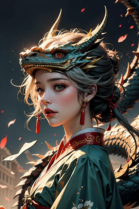 photorealistic,1girl,dragon,Ambilight,masterpiece,ultra-high quality,(hanfu fashion),flower blossom background,<lora:Real dragons çå®é¾_dragon_real_base_V1:0.5>,dragon_real,<lora:è±æ³å®¹_ä¸­å½å¤é£:0.3>,Chinese style,