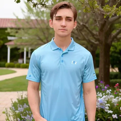 ohwx, masterpiece, best quality, 1boy, manly, in blue dress, upper body, looking at viewer,