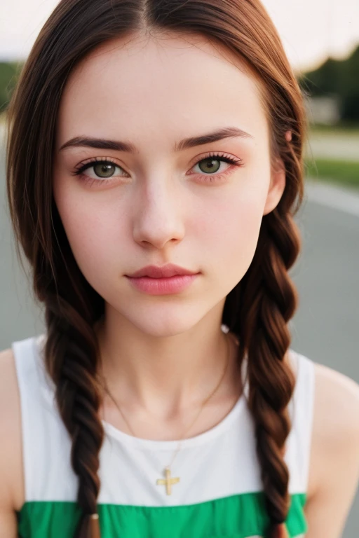 (ultra photorealistic:1.3), extremely high quality high detail RAW color photo, in locations,highly detailed symmetrical attractive face, angular simmetrical face,perfect skin, skin pores, dreamy black eyes,reddish-brown plaits hairs, (neon genesis evangelion cosplayer:1.2), soft focus, (film grain, vivid colors, film emulation, kodak gold portra 100, 35mm, canon50 f1.2), Lens Flare, Golden Hour, HD, Cinematic, Beautiful Dynamic Lighting,shy,elegent,cute,lust,cool pose, ,viewing at camera,, (ultra photorealistic:1.3), extremely high quality high detail RAW color photo, in locations,highly detailed symmetrical attractive face, angular simmetrical face,perfect skin, skin pores, dreamy black eyes,reddish-brown plaits hairs, (neon genesis evangelion cosplayer:1.2), soft focus, (film grain, vivid colors, film emulation, kodak gold portra 100, 35mm, canon50 f1.2), Lens Flare, Golden Hour, HD, Cinematic, Beautiful Dynamic Lighting,shy,candid,elegent,cute,lust,cool pose, teenwing at camera,