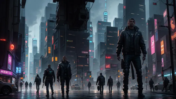 epic realistic, Cyberpunk, (city:1.2), streets, rutkowski, rim light, maximum details, cinematic, (muted colors:1.2), background (filmic:0.7)