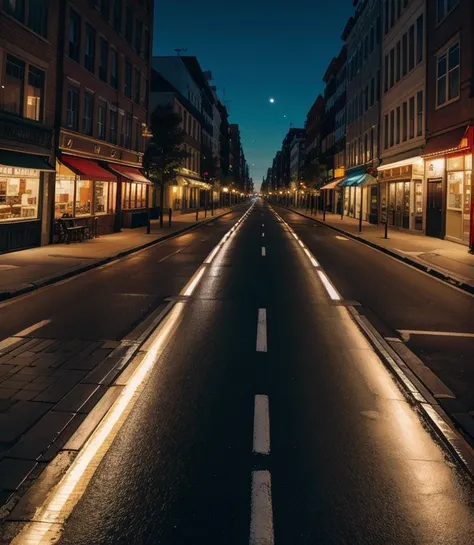 Street, night, city, maximum details