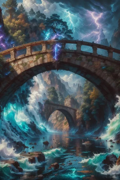 perfect best quality, masterpiece, <lora:thunder-water-style-darquelilly-v1:1> thunderwaterstyle,