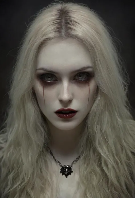 Dark art (chdmchlwrd style), photography transcending traditional media, a beautiful woman, detailed skin with visible pores, mysterious presence, unsure if vampire, raytracing, 8k, hdr, masterpiece, award winning art, 35mm photography, amazing lighting, (Victoria Frances style), hyperreal art