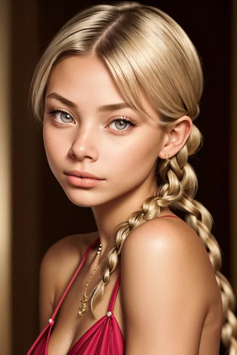 (vexel style, sharp, clean, vector-based, highly detailed:1.15), <lora:sd15_FranceskaFournier_v2:.9> FranceskaFournier glamour photography young invisible makeup, focus on eyes, close up on face, pouting, wearing jewelry, hair styled pixie braids hair,