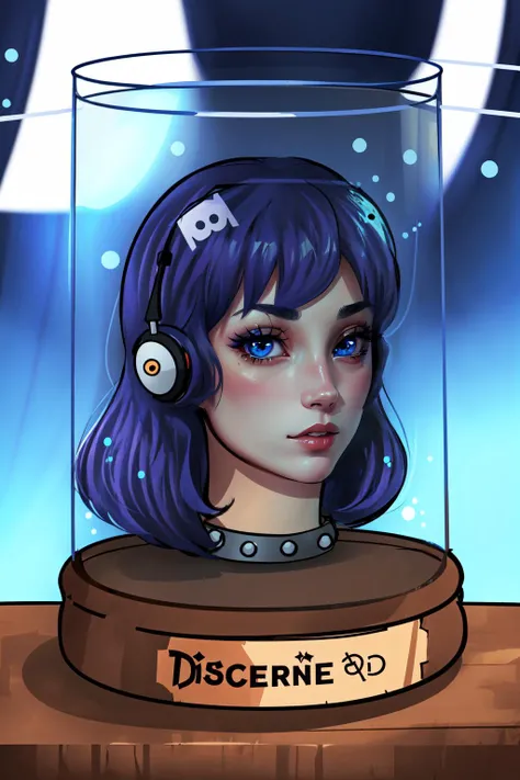 Highly detailed, High Quality, Masterpiece, beautiful, Discord-chan, <lora:Discordchan:0.9>, (detailed face and eyes:1.3)