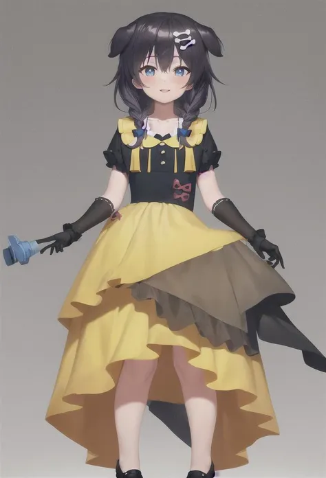 ,((simple background)), beach, 1girl, absurdres, black bow, black gloves, black legwear, blue eyes, blue hair, bow, collarbone, dress, drill hair, frilled dress, frills, gloves, , hair ornament, highres, league of legends, long hair, parted lips, puffy sleeves, pink pupils, smile, solo, white dress, x, x hair ornament <hypernet:gargantuaVtuber_vtuber:0.7> ((full body)),, (hyperrealistic:1.2), (extremely detailed CG unity 8k wallpaper), (ultra-detailed), masterpiece, best quality, 1girl,, looking at viewer,, myhands, (character-inugami-korone)