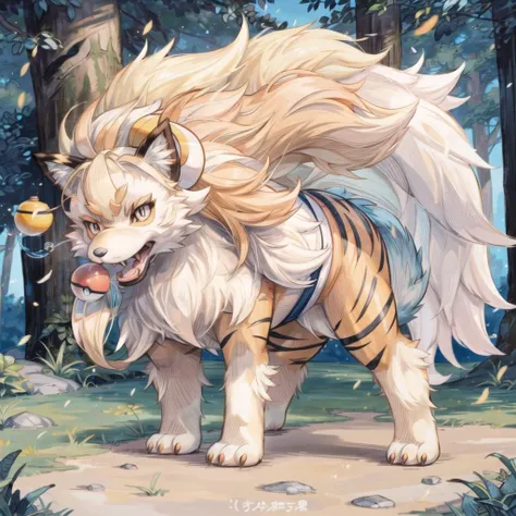 Arcanine,feral,solo