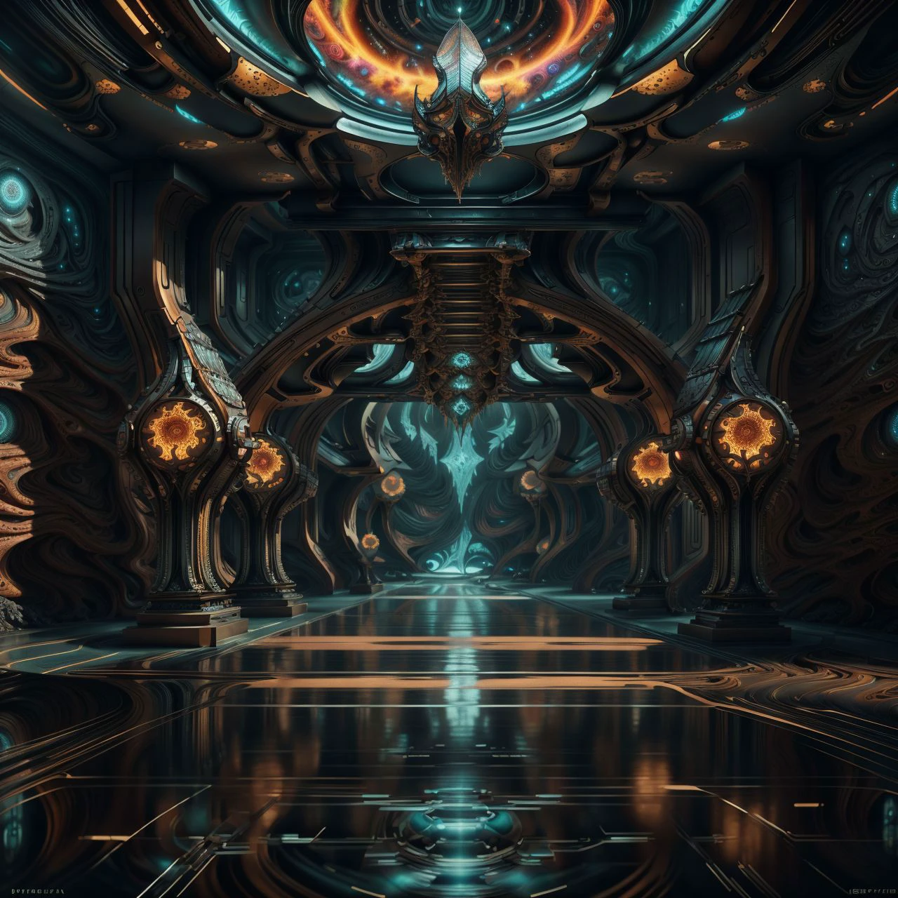 wallpaper, background, scenic landscape, tessellated, topographic style, psychedelic, highly detailed, sharp focus, fractal, <lora:last:1>