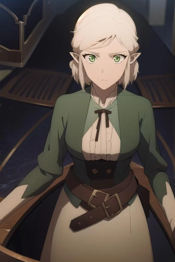 filomena, <lora:filomena-lora-nochekaiser:1>,
filomena, short hair, blonde hair, (green eyes:1.5), pointy ears,
BREAK skirt, long sleeves, dress, standing, belt, long skirt,
BREAK looking at viewer,
BREAK outdoors,
BREAK <lyco:GoodHands-beta2:1>, (masterpiece:1.2), best quality, high resolution, unity 8k wallpaper, (illustration:0.8), (beautiful detailed eyes:1.6), extremely detailed face, perfect lighting, extremely detailed CG, (perfect hands, perfect anatomy),