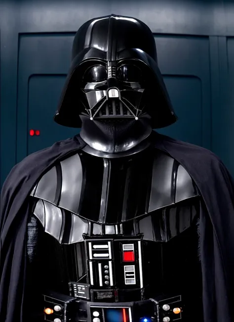 from Star Wars <lora:star_wars_offset:1>, (extremely intricate:1.3), (realistic), Darth Vader, screencap