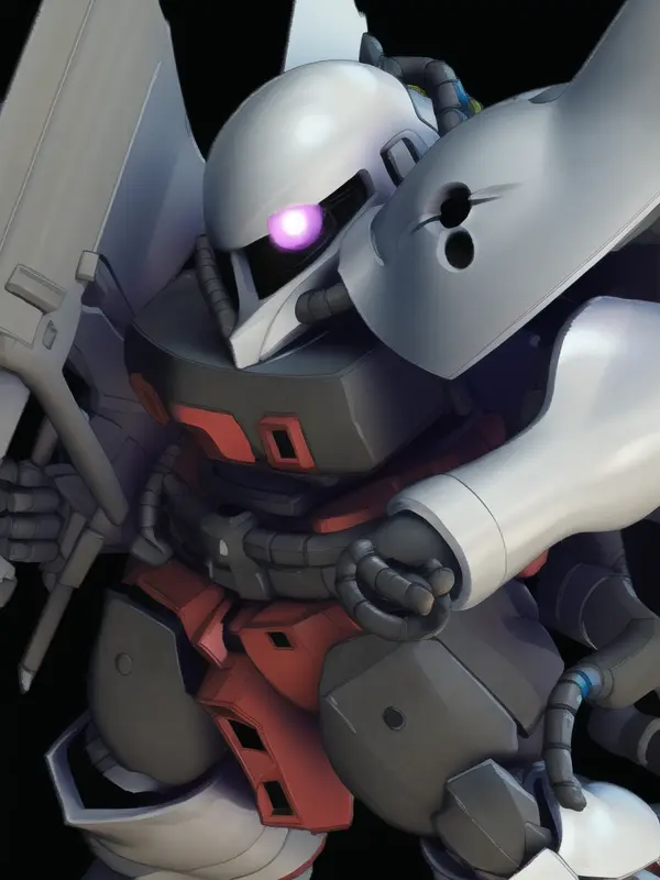 <lora:sdgundam_zeon_lora:1>, sdgundamggeneration, sd gundam, mobile suit, zeon, masterpiece, best quality, absurdres, battlefield background,