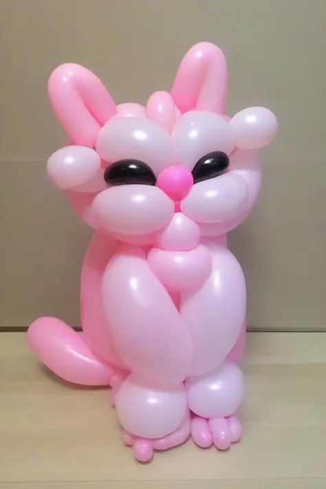 <lora:PE_BalloonStyle:0.8> PEBalloonStyle,balloon sculpture,
Cute Cat,adorable,