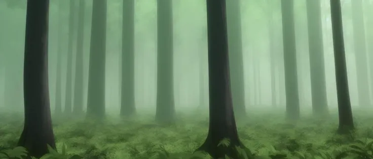<lora:boo_v10:1>landscape, highly detailed, 4k, 8k, zoomed in, foliage, lush, giant massive forest, dark shadows, dim from tree shadows, black shadows, dark image, dark background, thick tree canopy, no light and pink and teal, with a small hut off to the side