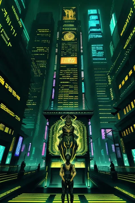 highly detailed portrait of a tiger ,elegant, highly detailed, digital painting, artstation, smooth, sharp focus, illustration, outrun, vaporware, intricate venetian patterns, cyberpunk darksynth, by Charles Addams, dark colors, dark shadows, glowing edges