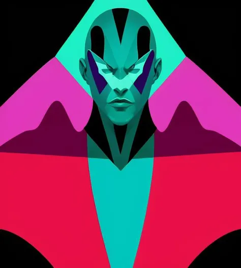 An image which uses bold shapes, amazing, (masterpiece:1.3), beautiful, attractive, masterpiece