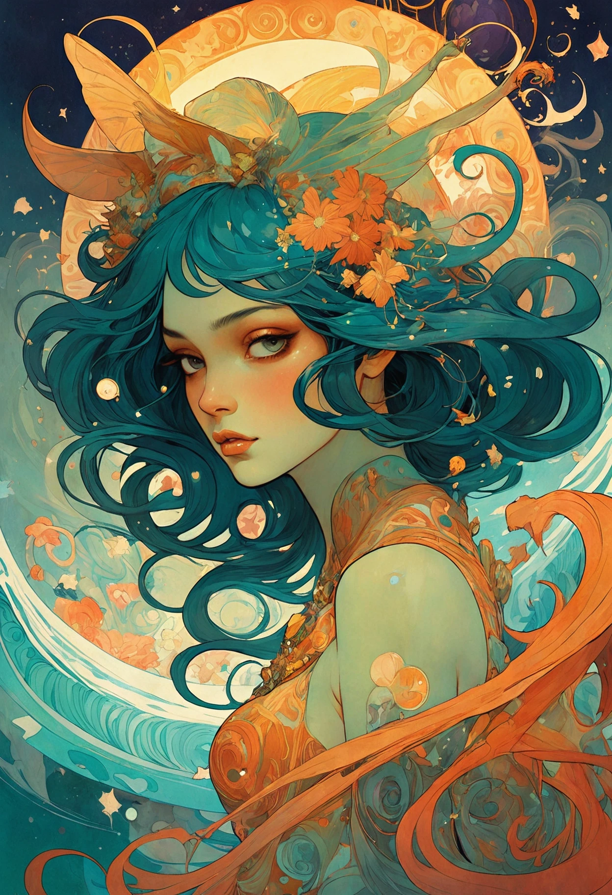 psychedelic style breathtaking Victo Ngai, Conrad Roset, Alphonse Mucha, Krenz Cushart, Magewave, Radiant Minotaur, Peter Jackson, Hispanicore, Futurism, A group of artists and animators have come together to create a stunning piece of artwork featuring Victo Ngai, Conrad Roset, Alphonse Mucha, Krenz Cushart, Magewave, Radiant Minotaur, Peter Jackson, Hispanicore, and Futurism Assistant. The artwork showcases their unique styles and techniques in creating a visually captivating scene that is both dynamic and intricate. The attention to detail in the artwork is truly remarkable, making it a masterpiece worth admiring. . award-winning, professional, highly detailed . vibrant colors, swirling patterns, abstract forms, surreal, trippy