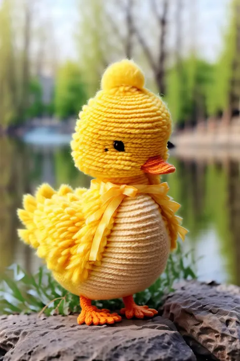 (tmasterpiece, best qualtiy,8K, RAW photogr, realisticlying, absurderes:1.2),Colorful world of wool felt,Wool felt made into farms,wool knitted fabric,Cute duckling made of wool felt,Cartoony,Small house of wool felt,Wool felt meadows,Wool felt tree,Wool felt flowers,super adorable,Photorealistic, Ultra-detailed, finedetail, high resolution,