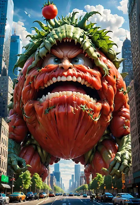 Titan Colossus tomato in the city